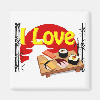 Magnet I Love Sushis マグネット
