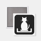 Magnet "La Litière du Chat" マグネット (正面/裏面)