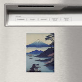 Magnet - Lake, Pine and Mountain - Japan マグネット (インサイチュ (食洗機))