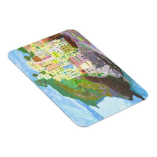 Magnet Landschaft Italien gemalt マグネット (右側)