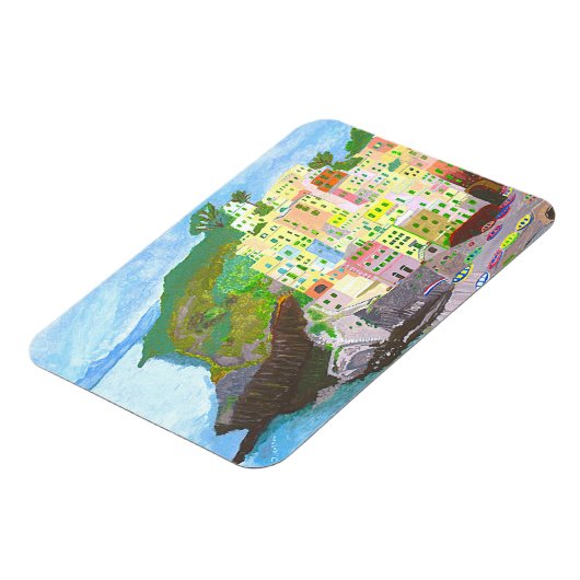 Magnet Landschaft Italien gemalt マグネット (左側)