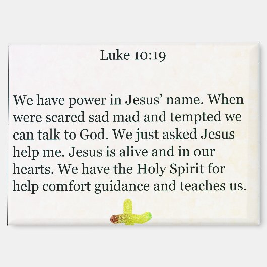 magnet-luke 10;19 マグネット (正面)