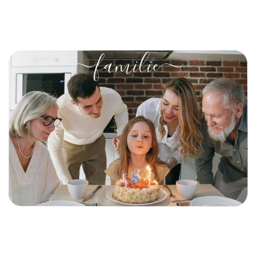 Magnet mit eigenen Fotos - Selbst Gestalten マグネット (横)