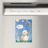 Magnet mit kleine Ente im Schilf am See マグネット (インサイチュ (食洗機))