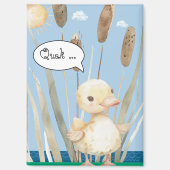 Magnet mit kleine Ente im Schilf am See 3 マグネット (正面)