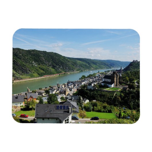Magnet Oberwesel im Mittelrheintal マグネット (横)