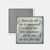 Magnet — Paranoid マグネット (正面/裏面)