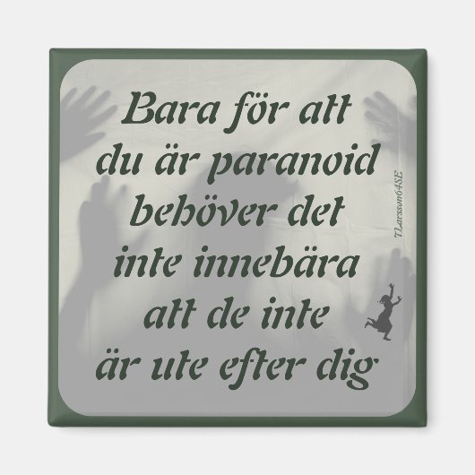 Magnet — Paranoid マグネット (正面)