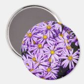 Magnet - purple flowers マグネット (正面/裏面)