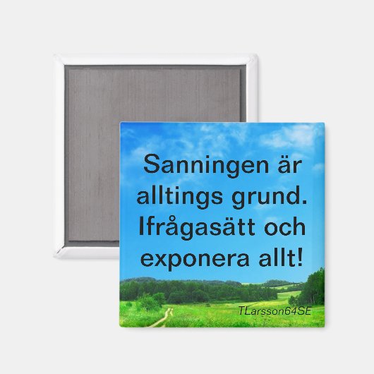 Magnet — Sanningen マグネット (正面/裏面)