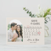 Magnet save the dates, Customizable Save the Date 招待状 (スタンド正面)