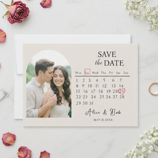 Magnet save the dates, Customizable Save the Date 招待状