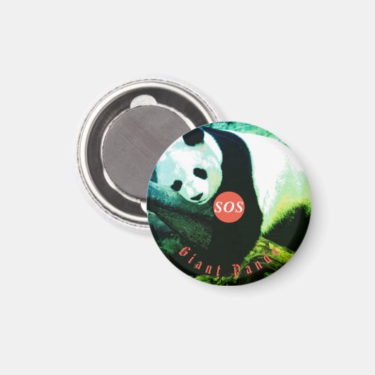 Magnet SOS Panda マグネット (正面/裏面)