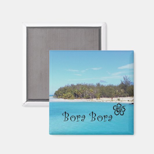 Magnet souvenir Bora Bora マグネット (正面/裏面)