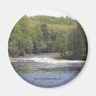 Magnet-Upper New York Trees and river マグネット