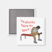 Magnet Va plutôt faire du sport homme マグネット (正面/裏面)