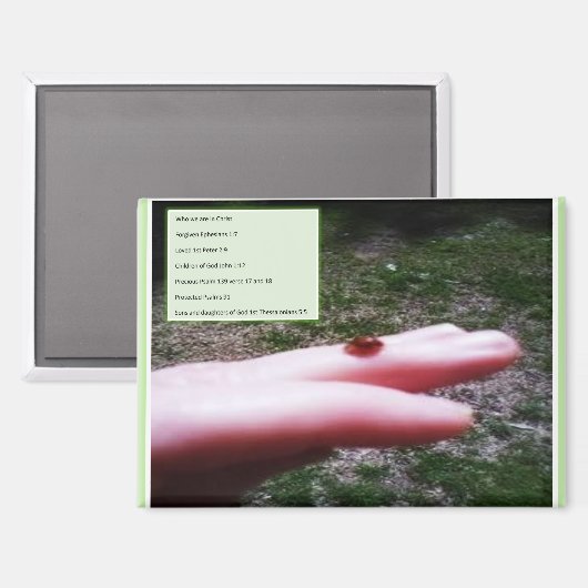 magnet -who we are in Christ マグネット (正面/裏面)