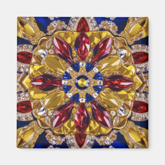 Magnet with Colombia Colorsデザイン マグネット (正面)