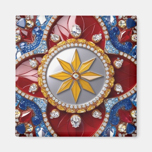 Magnet with Columbian Colorsデザイン マグネット (正面)