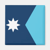 Magnet with Flag of Minnesota, USA マグネット (正面)
