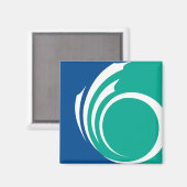 Magnet with Flag of Ottawa, Canada マグネット (正面/裏面)