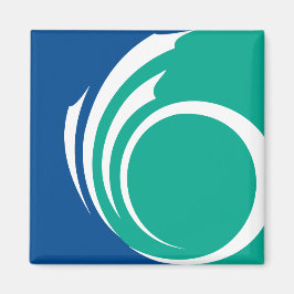 Magnet with Flag of Ottawa, Canada マグネット