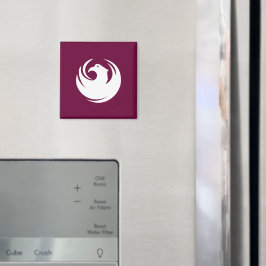 Magnet with Flag of Phoenix City, Arizona マグネット