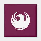 Magnet with Flag of Phoenix City, Arizona マグネット (正面)