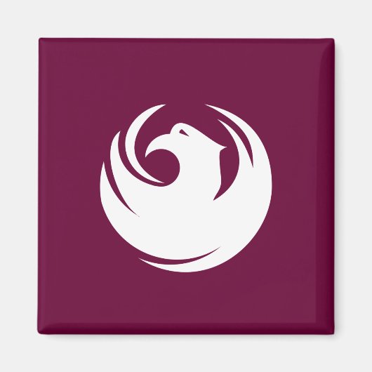Magnet with Flag of Phoenix City, Arizona マグネット (正面)