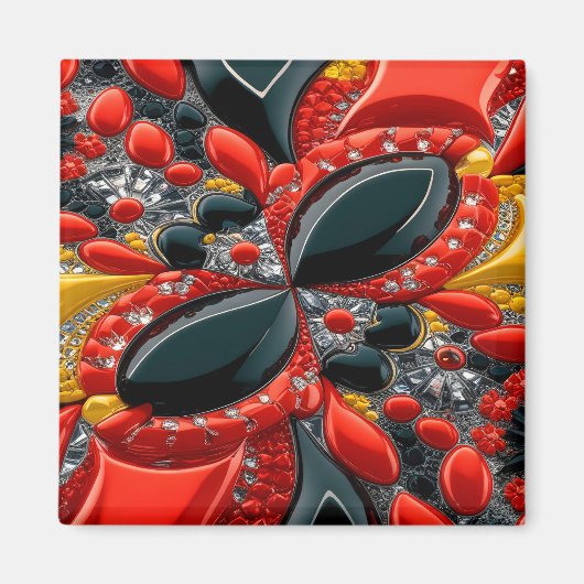 Magnet with Germany Colorsデザイン マグネット (正面)