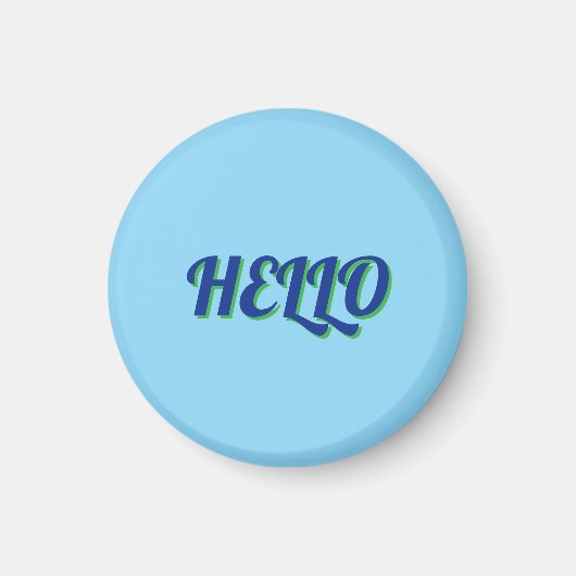 MAGNET WITH HELLO マグネット (正面)