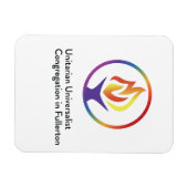Magnet with UUCF logo  マグネット (横)