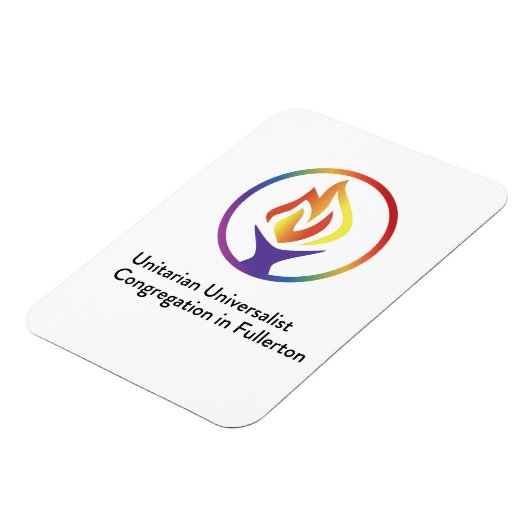 Magnet with UUCF logo  マグネット (左側)