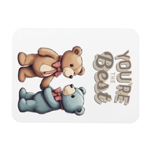  Magnete für Fans von Teddybären マグネット (横)