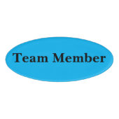 Magnetic Badge - Team Member 名札 (正面)