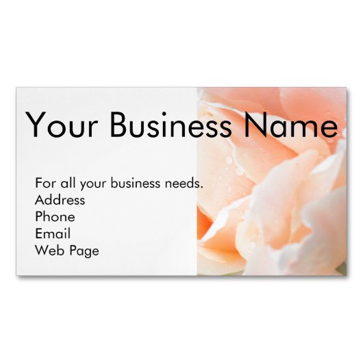 Magnetic Business Cards - Self Promotion マグネット名刺 (正面)