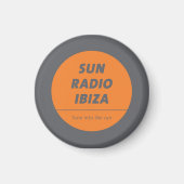 Magnetic Button by Sun Radio Ibiza  マグネット (正面)