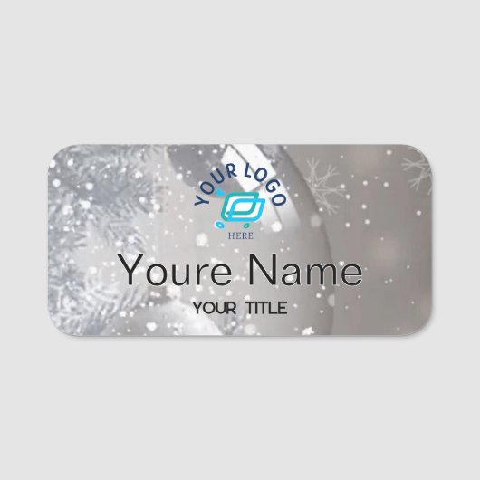 Magnetic Company Employee Name Tag 名札 (正面)