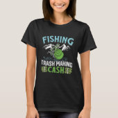 Magnetic Fishing Trash making Cash Treasure Scrap  Tシャツ (正面)