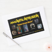 Magnetic Intrusion Sticker 長方形シール (封筒)