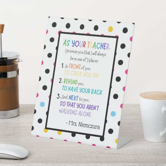 Magnetic Notepad 台座サイン (インサイチュ)