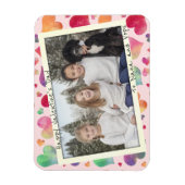 Magnetic Valentine's Day祖父母フォトカード マグネット (縦)