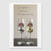 Magnetic Wedding anniversary card (正面)