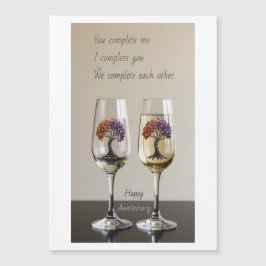 Magnetic Wedding anniversary card
