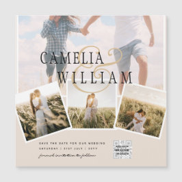 MAGNETICChampagne赤面写真QRcodeの日付を保存