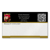 Magnetiska visitkort — Connect, Elegant マグネット名刺 (正面)