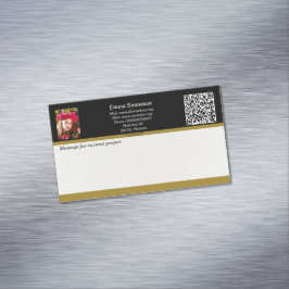 Magnetiska visitkort — Connect, Elegant マグネット名刺