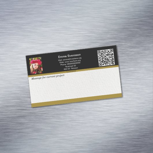 Magnetiska visitkort — Connect, Elegant マグネット名刺 (インサイチュ)