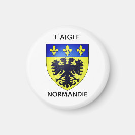 Magnets - Blason de L'Aigle - Normandie マグネット