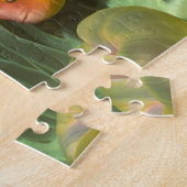 MagnificantのいそぎんちゃくのピンクのAnemonefish ジグソーパズル (側面)